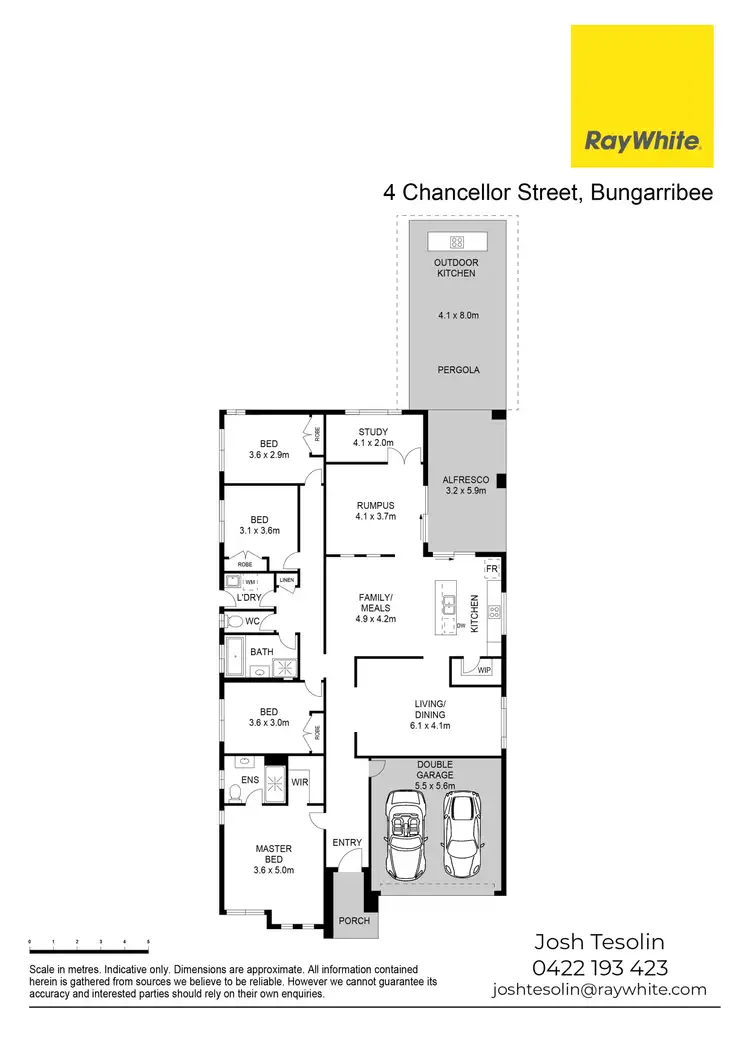 Floorplan of Homely house listing, 4 Chancellor Street, Bungarribee NSW 2767