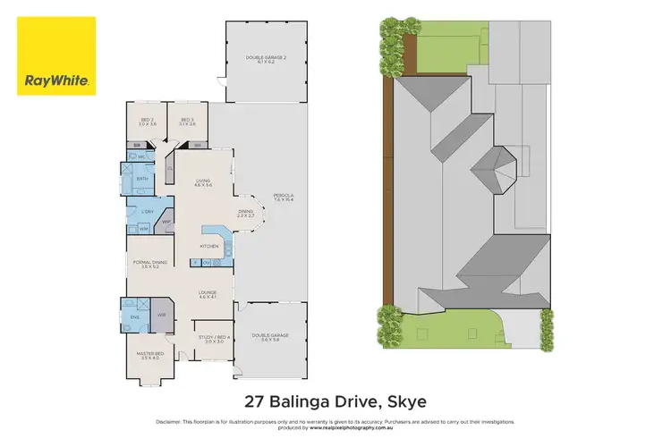 Floorplan of Homely house listing, 27 Balinga Drive, Skye VIC 3977
