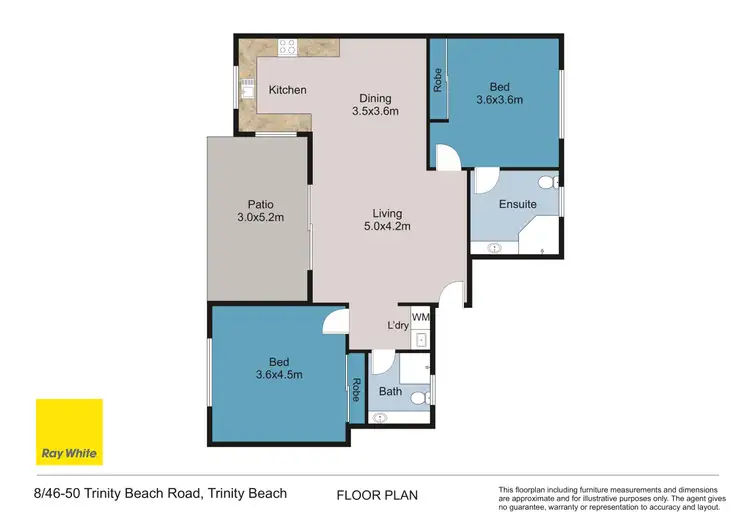 Floorplan of Homely unit listing, 8/46-50 Trinity Beach Road, Trinity Beach QLD 4879
