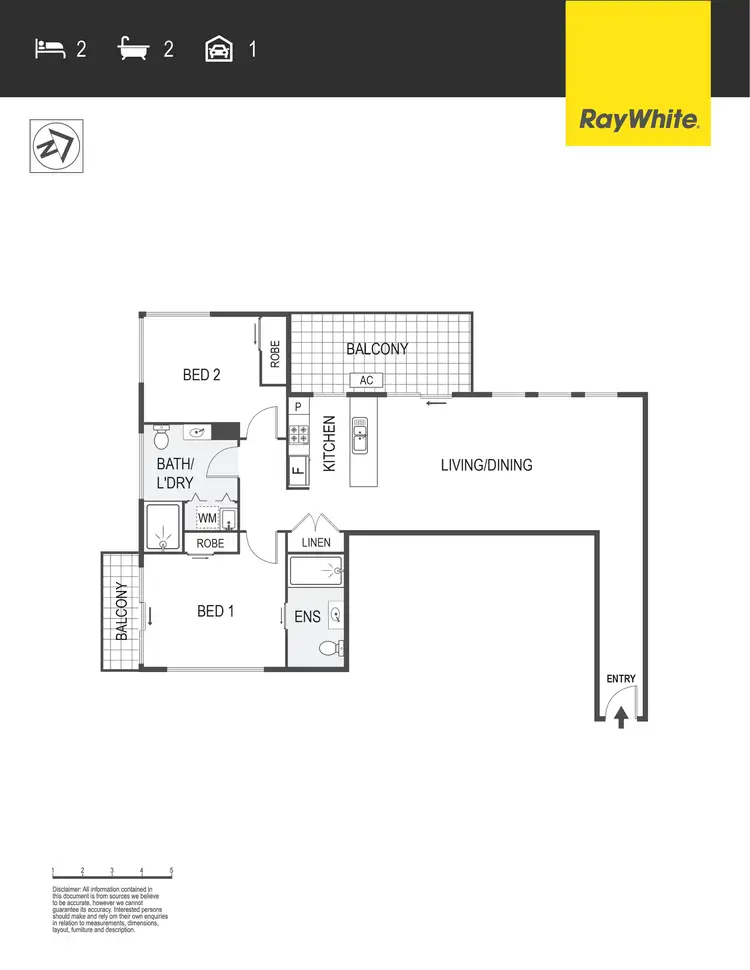 Floorplan of Homely apartment listing, 78/41 Clare Burton Crescent, Franklin ACT 2913