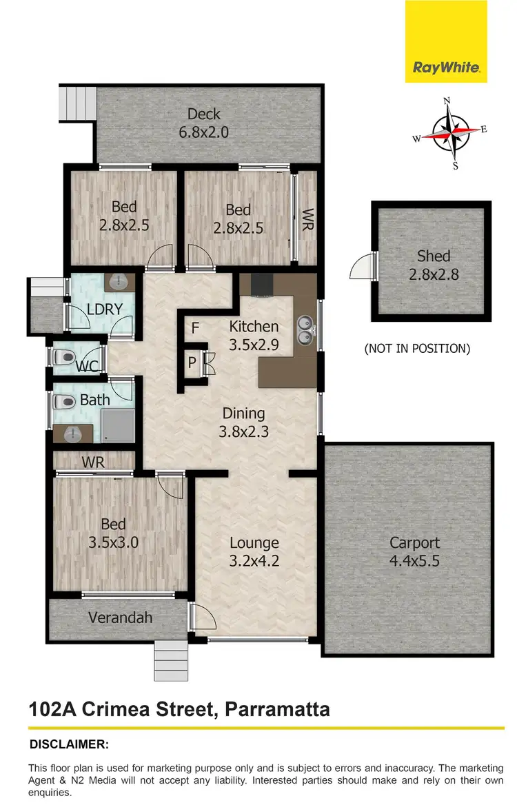 Floorplan of Homely house listing, 102A Crimea Street, Parramatta NSW 2150