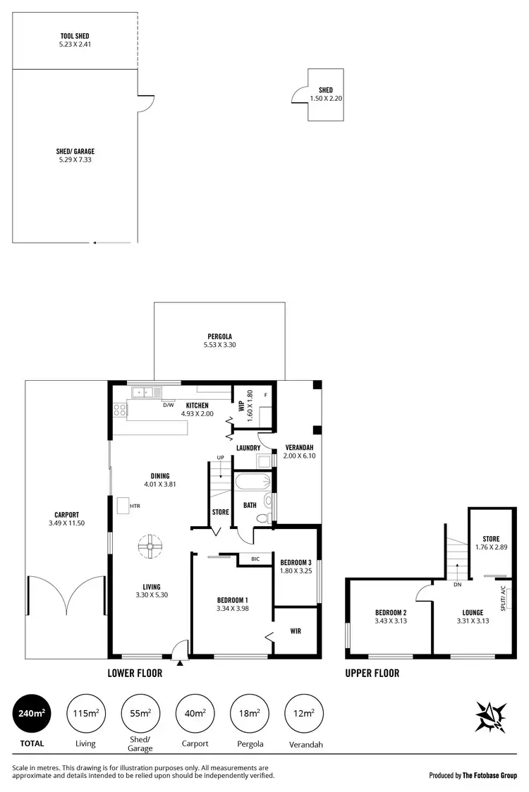 Floorplan of Homely house listing, 11 Rose Street, Smithfield SA 5114