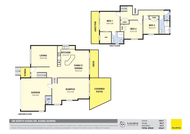 Floorplan of Homely house listing, 186 North Kiama Drive, Kiama Downs NSW 2533