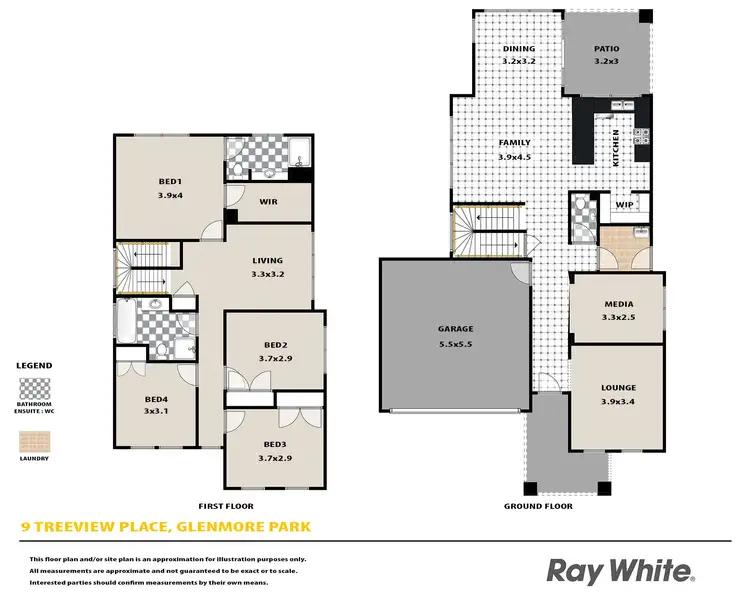 Floorplan of Homely house listing, 9 Treeview Place, Glenmore Park NSW 2745