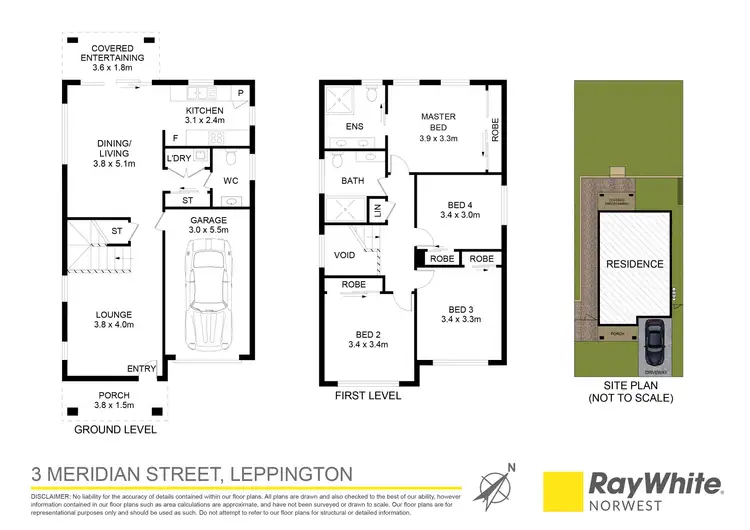 Floorplan of Homely house listing, 3 Meridian Street, Leppington NSW 2179