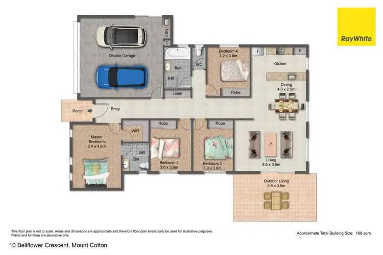 Floorplan of Homely house listing, 10 Bellflower Crescent, Mount Cotton QLD 4165