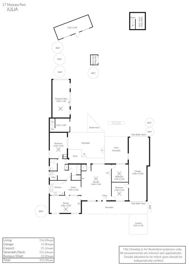 Floorplan of Homely house listing, 17 Moorara Way, Port Julia SA 5580