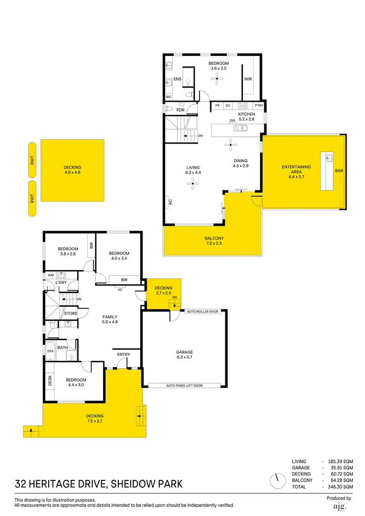 Floorplan of Homely house listing, 32 Heritage Drive, Sheidow Park SA 5158