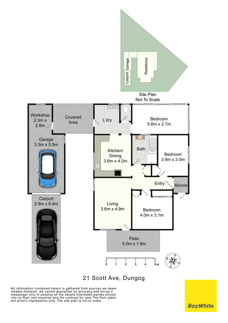 Floorplan of Homely house listing, 21 Scott Avenue, Dungog NSW 2420
