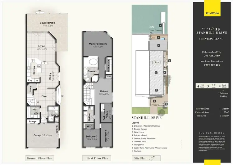 Floorplan of Homely villa listing, 2/159 Stanhill Drive, Chevron Island QLD 4217