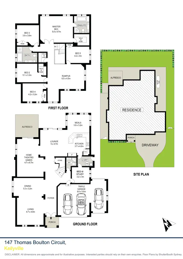 Floorplan of Homely house listing, 147 Thomas Boulton Circuit, Kellyville NSW 2155