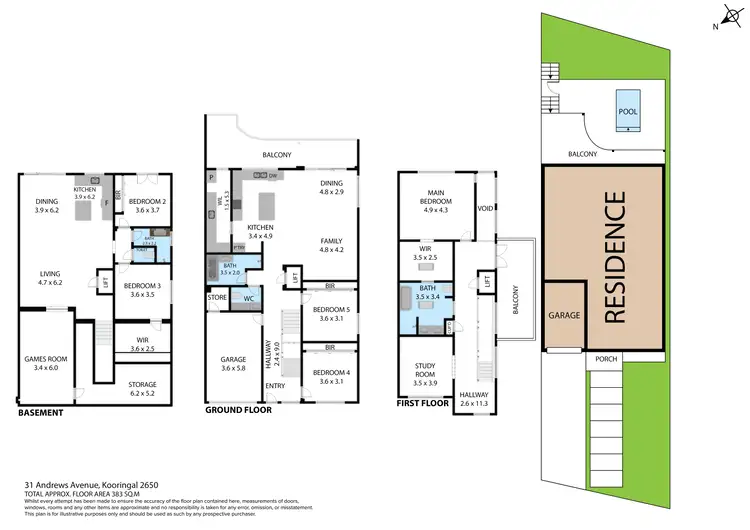Floorplan of Homely house listing, 31 Andrews Avenue, Kooringal NSW 2650