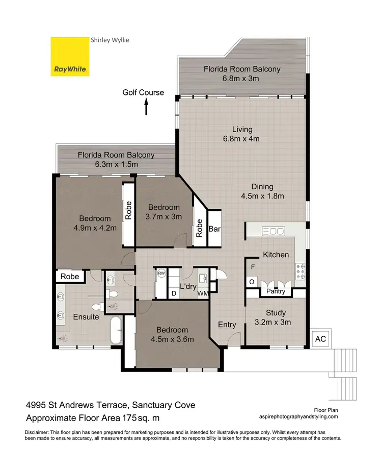 Floorplan of Homely apartment listing, 4995 St Andrews Terrace, Sanctuary Cove QLD 4212