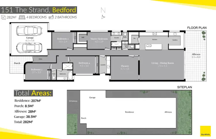 Floorplan of Homely house listing, 151B The Strand, Bedford WA 6052