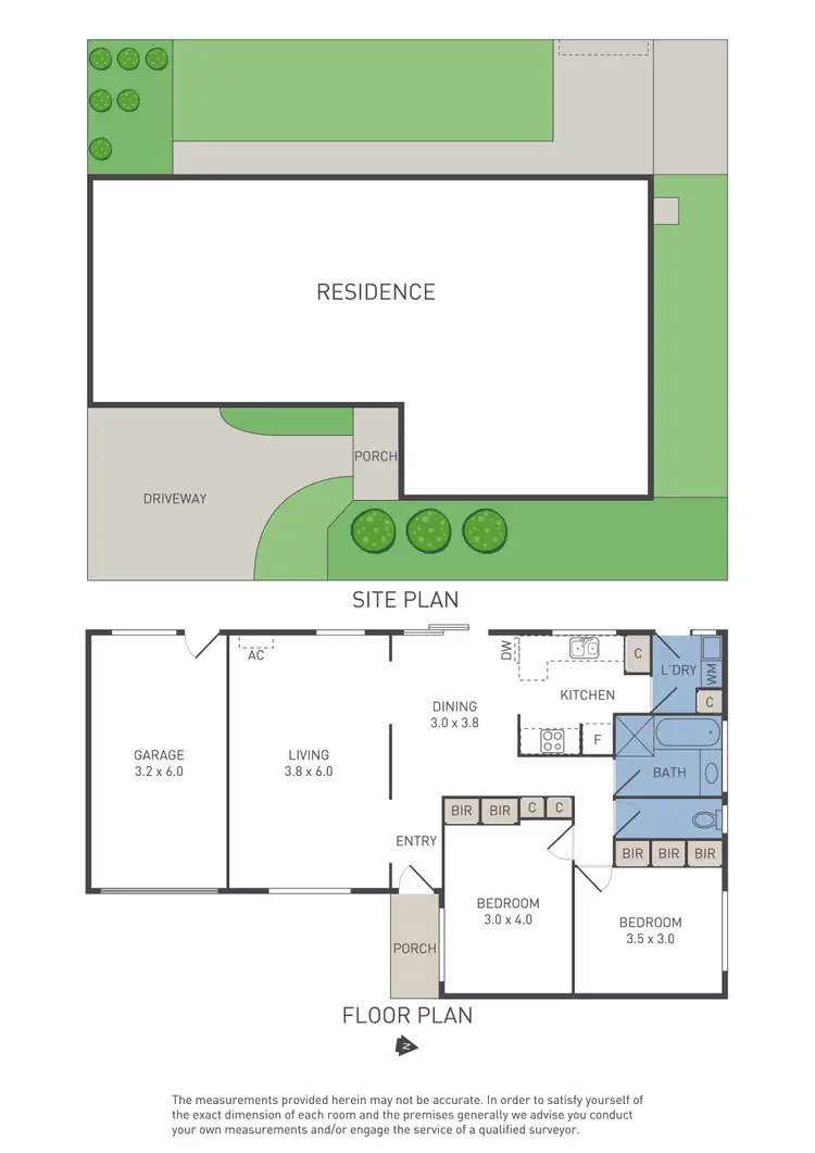 Floorplan of Homely unit listing, 2/57 Mossfiel Drive, Hoppers Crossing VIC 3029