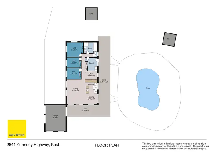 Floorplan of Homely house listing, 2641 Kennedy Highway, Koah QLD 4881