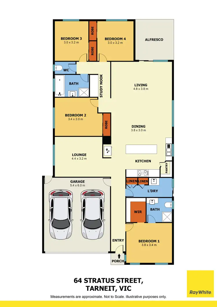 Floorplan of Homely house listing, 64 Stratus Street, Tarneit VIC 3029