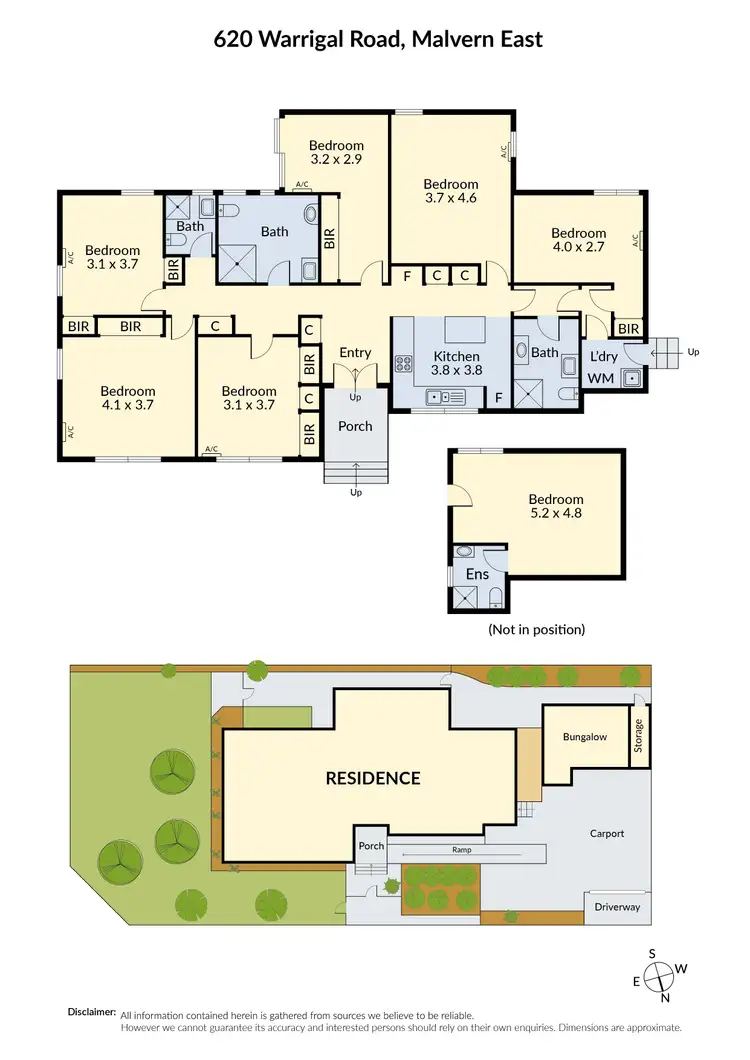 Floorplan of Homely house listing, 620 Warrigal Road, Malvern East VIC 3145