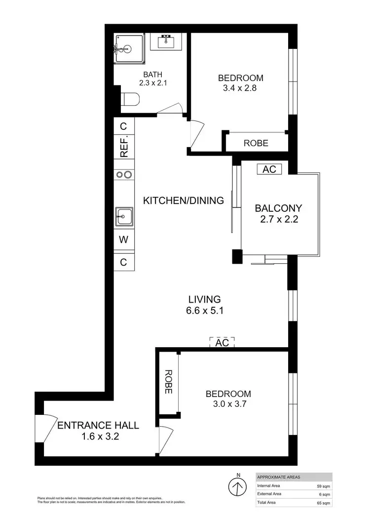 Floorplan of Homely other listing, 1005/15 Synagogue Place, Adelaide SA 5000