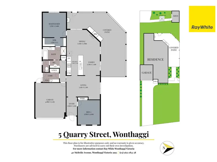 Floorplan of Homely house listing, 5 Quarry Street, Wonthaggi VIC 3995