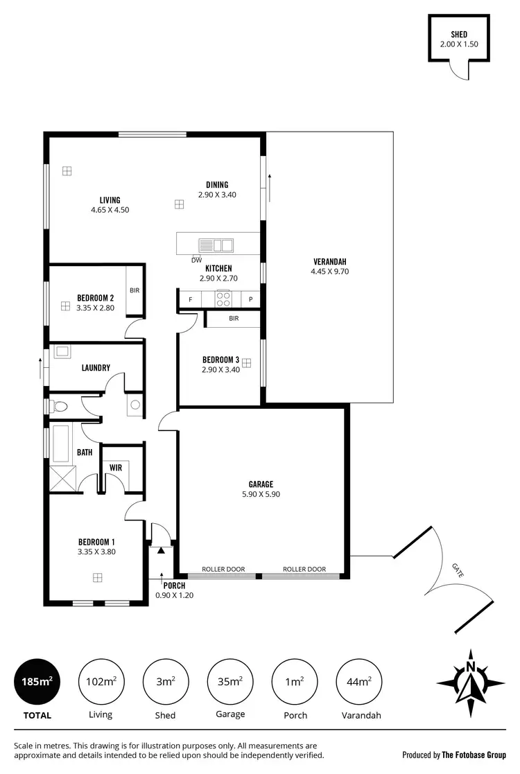Floorplan of Homely house listing, 57 GARWOOD Court, Strathalbyn SA 5255