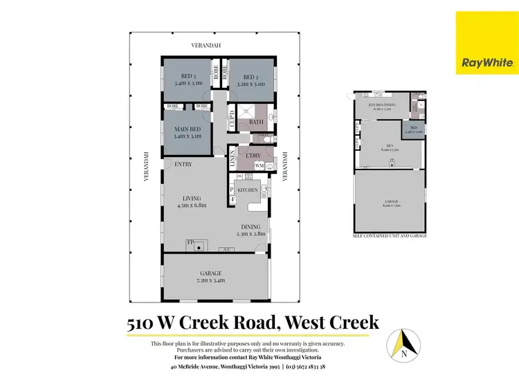 Floorplan of Homely house listing, 510 West Creek Road, West Creek VIC 3992