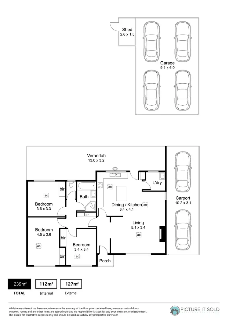 Floorplan of Homely house listing, 9 Hawke Crescent, Salisbury East SA 5109