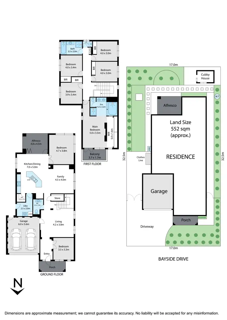 Floorplan of Homely house listing, 34 Bayside Drive, Point Cook VIC 3030