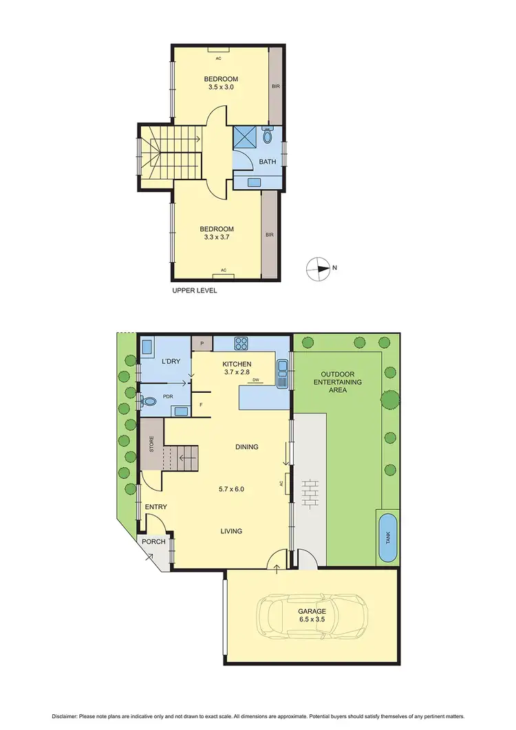 Floorplan of Homely townhouse listing, 2/21 Ernest Street, Broadmeadows VIC 3047