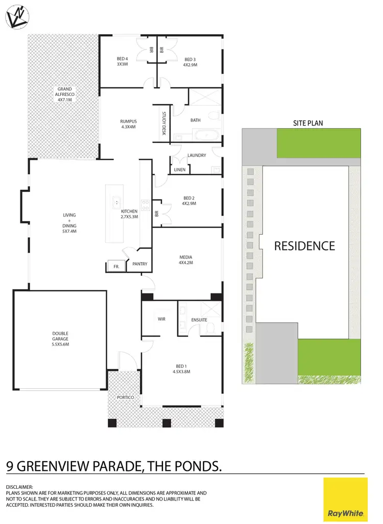 Floorplan of Homely house listing, 9 Greenview Parade, The Ponds NSW 2769