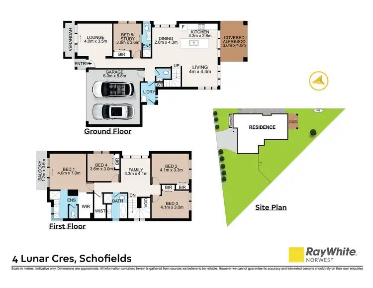 Floorplan of Homely house listing, 4 Lunar Crescent, Schofields NSW 2762