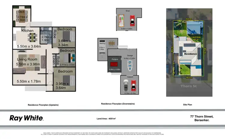 Floorplan of Homely house listing, 77 Thorn Street, Berserker QLD 4701