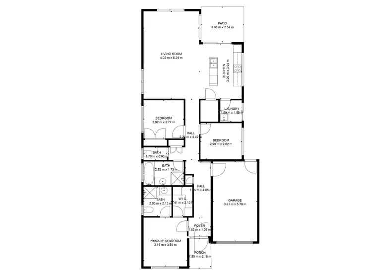 Floorplan of Homely house listing, 18 Panorama Drive, Qunaba QLD 4670