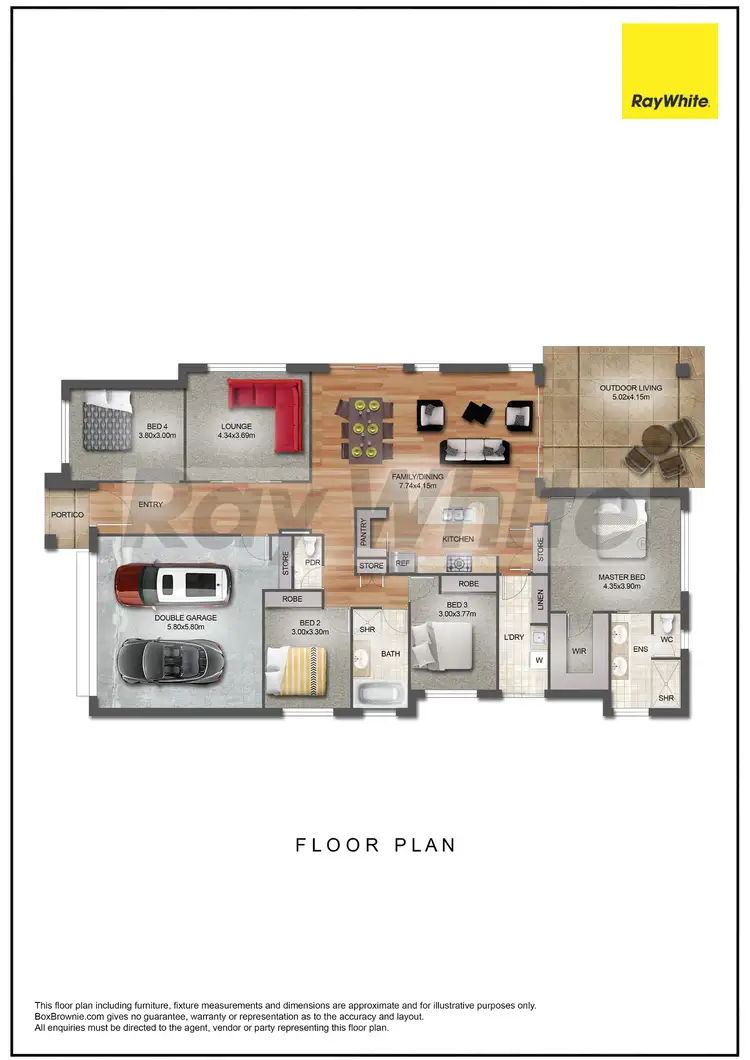 Floorplan of Homely house listing, 31 Butcherbird Crescent, Bli Bli QLD 4560