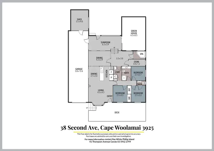 Floorplan of Homely house listing, 38 Second Avenue, Cape Woolamai VIC 3925
