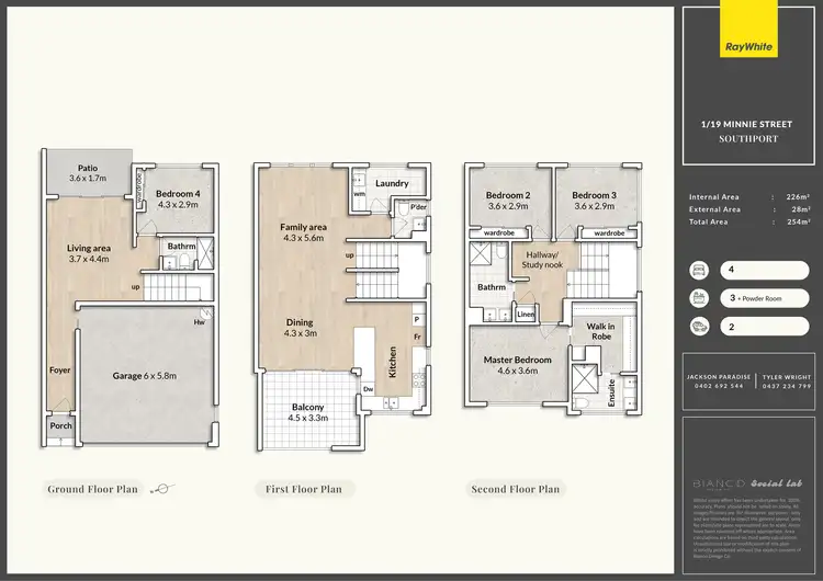 Floorplan of Homely townhouse listing, 1/19 Minnie Street, Southport QLD 4215
