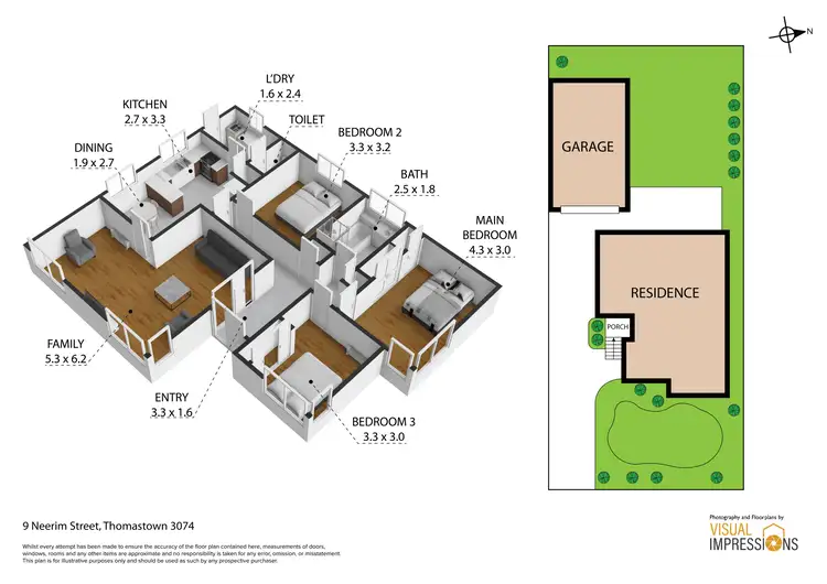 Floorplan of Homely house listing, 9 Neerim Street, Thomastown VIC 3074