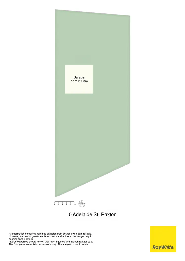 Floorplan of Homely land listing, 5 Adelaide Street, Paxton NSW 2325