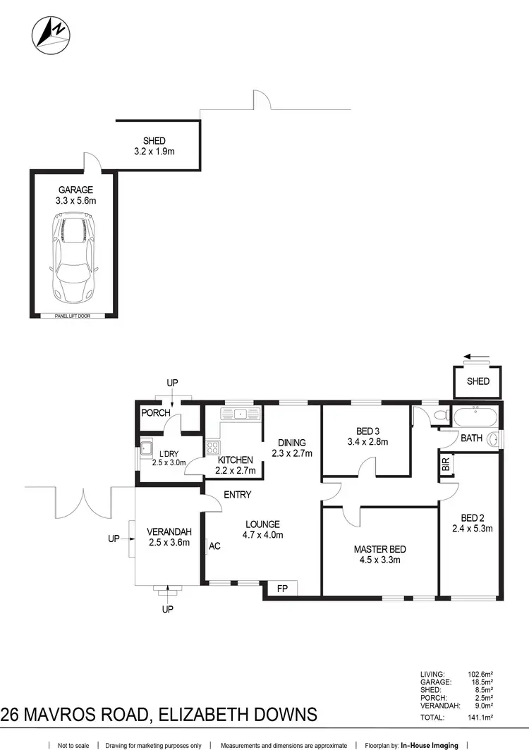 Floorplan of Homely house listing, 26 Mavros Road, Elizabeth Downs SA 5113