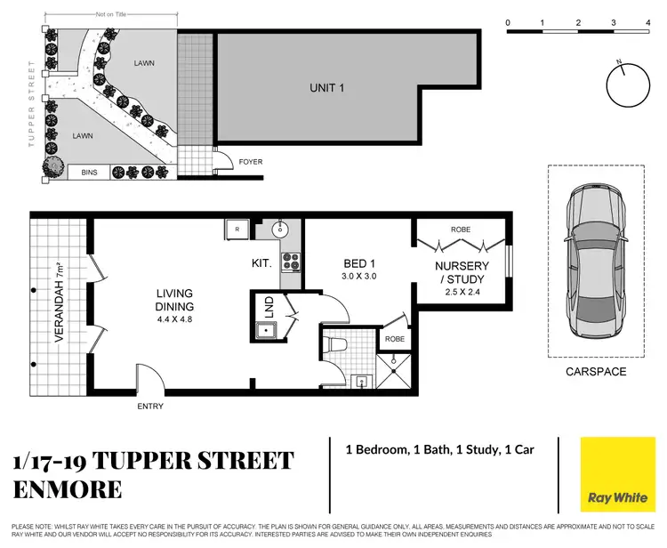 Floorplan of Homely apartment listing, 1/17-19 Tupper Street, Enmore NSW 2042