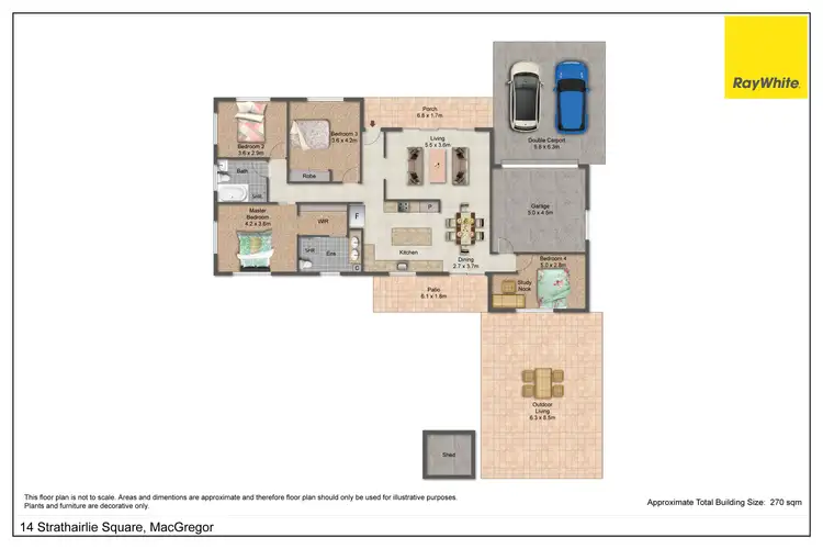 Floorplan of Homely house listing, 14 Strathairlie Square, Macgregor QLD 4109