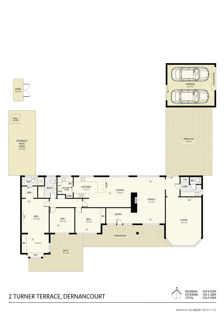 Floorplan of Homely house listing, 2 Turner Terrace, Dernancourt SA 5075