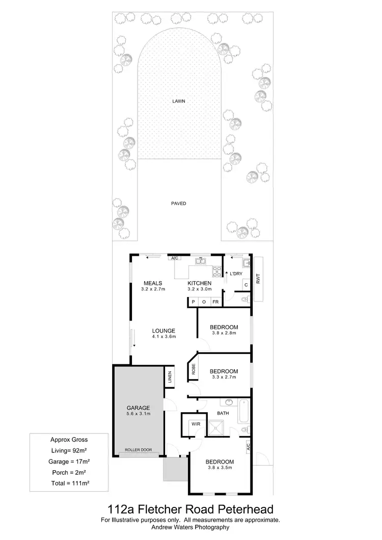 Floorplan of Homely house listing, 112A Fletcher Road, Peterhead SA 5016