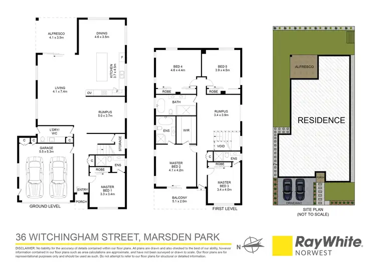 Floorplan of Homely house listing, 36 Witchingham Street, Marsden Park NSW 2765