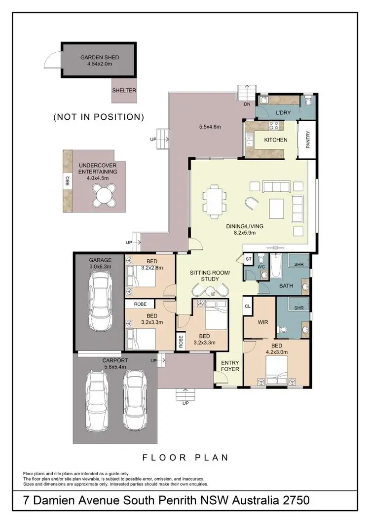 Floorplan of Homely house listing, 7 Damien Avenue, South Penrith NSW 2750