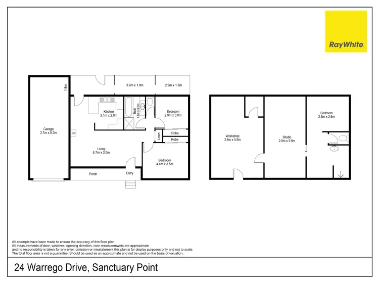 Floorplan of Homely house listing, 24 Warrego Drive, Sanctuary Point NSW 2540