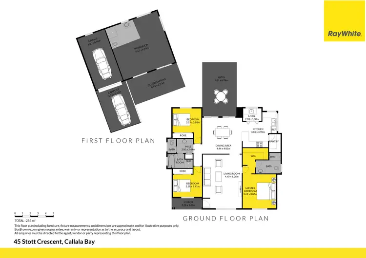 Floorplan of Homely house listing, 45 Stott Crescent, Callala Bay NSW 2540
