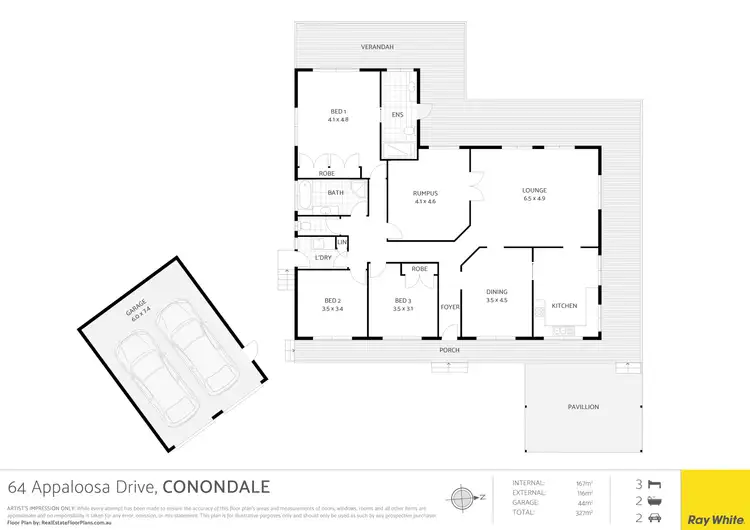 Floorplan of Homely house listing, "Sinavai" 64 Appaloosa Drive, Conondale QLD 4552