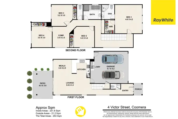 Floorplan of Homely house listing, 4 Victor Street, Coomera QLD 4209