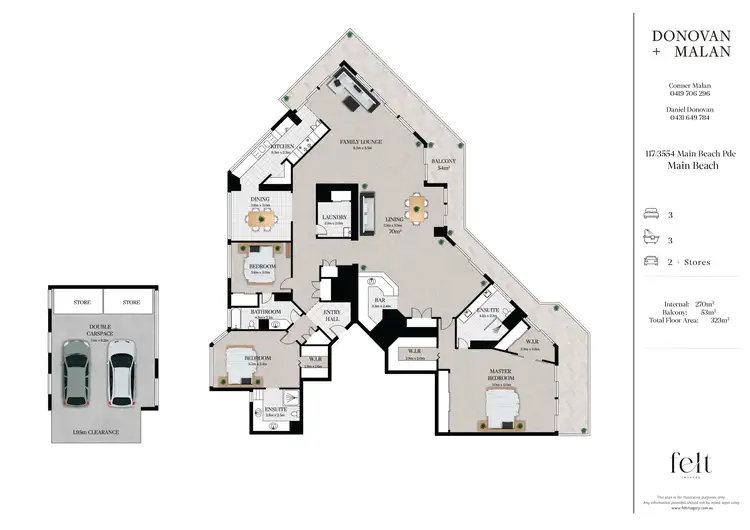 Floorplan of Homely unit listing, 117/3554 Main Beach Parade, Main Beach QLD 4217